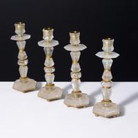 4 Rock Crystal Candlesticks, 12H - Sold for $2,560 on 11-16-2025 (Lot 608).jpg